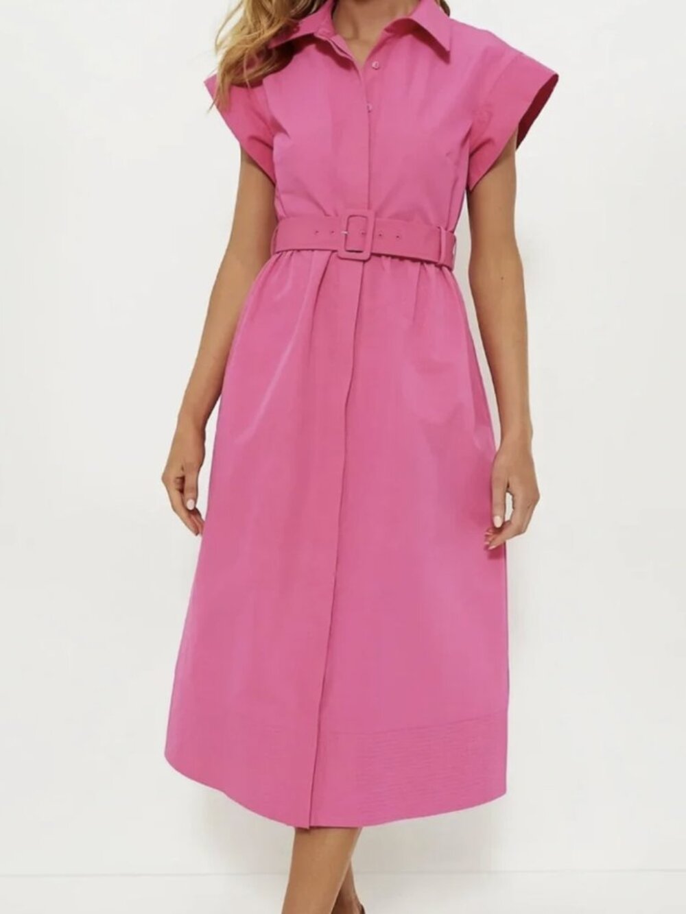 Hot Pink Tuckernuck Chloe Dress